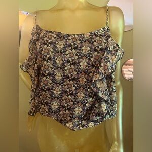 Y2K Charlotte Russe Cropped Cami Top, Size XL